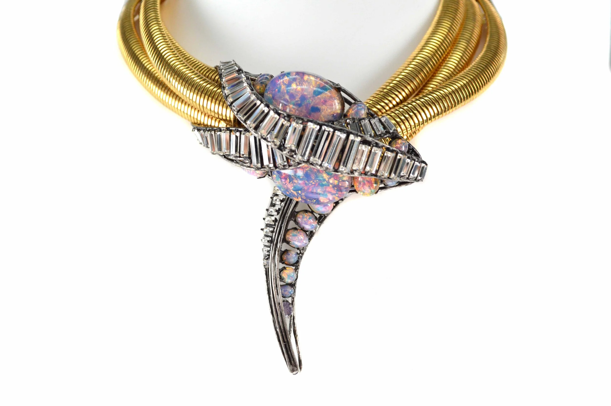 さらに100円引き◆MISCHIEF◆RHOMBUS SNAKE CHOKER Czech Opal Snake Chain Choker (CHSNK-42) — Iradj Moini
